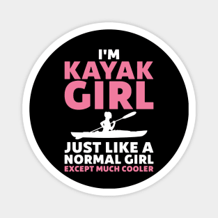 i'm kayak girl Magnet